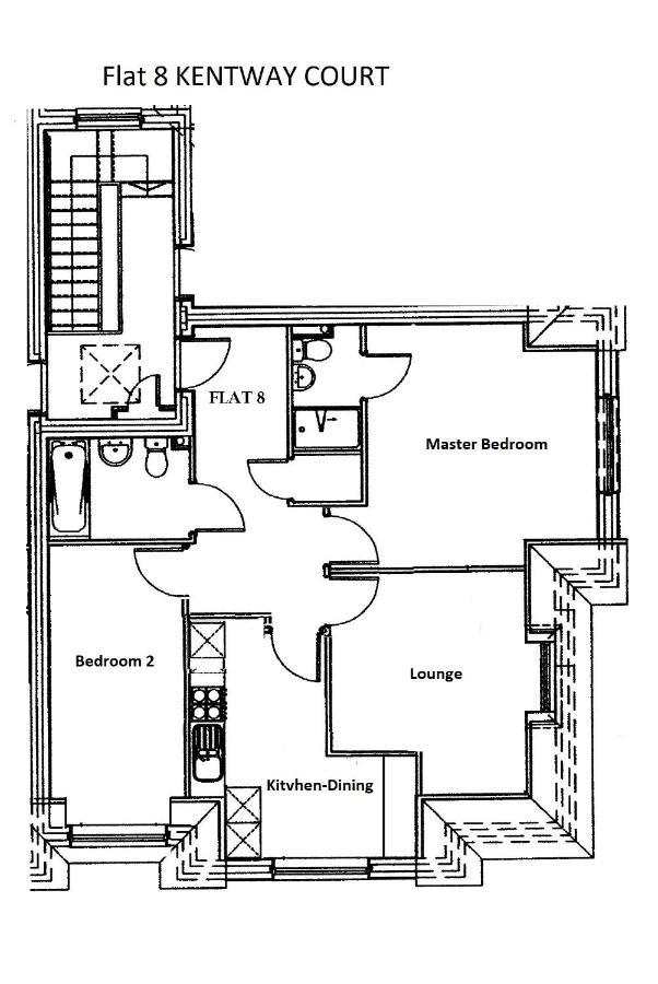 2 Bedroom 2 Bathroom Apartment 8 Including Free Parking บรอมลีย์ ภายนอก รูปภาพ